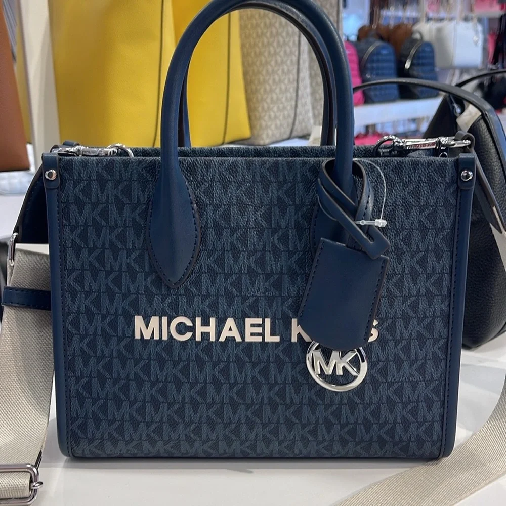 Michael Kors Mirella Small Signature Logo Crossbody Bag
Admiral 
NWT - Picture 14 of 16